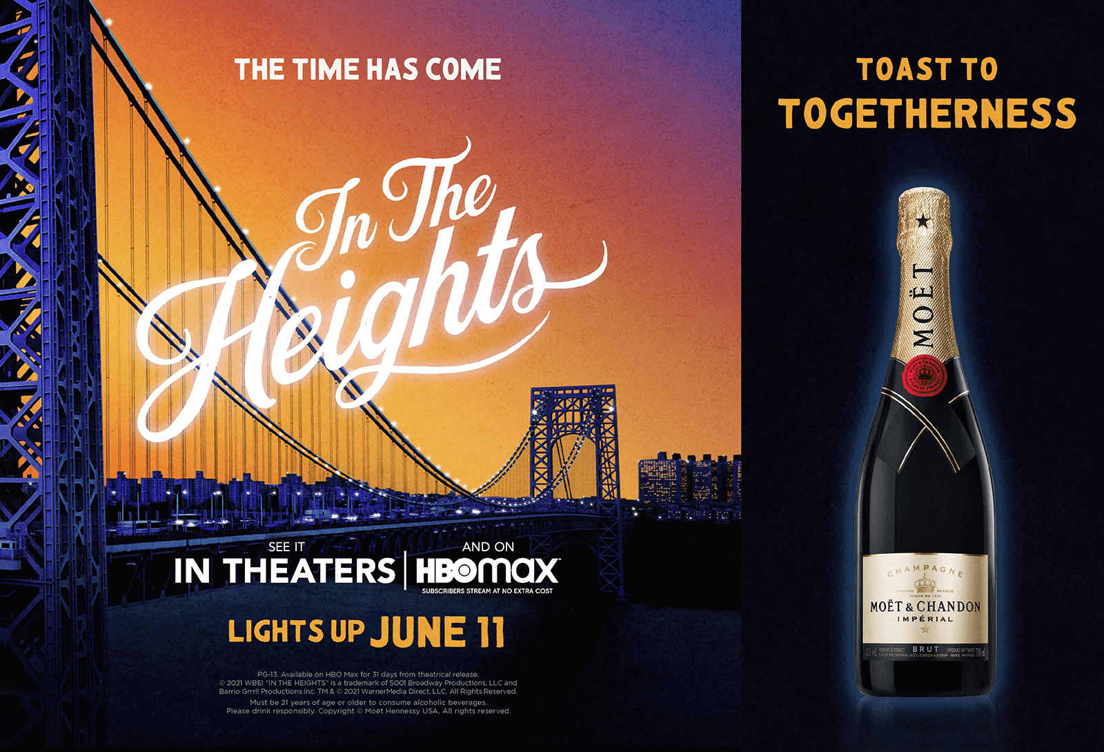 In the heights x moët
                        chandon